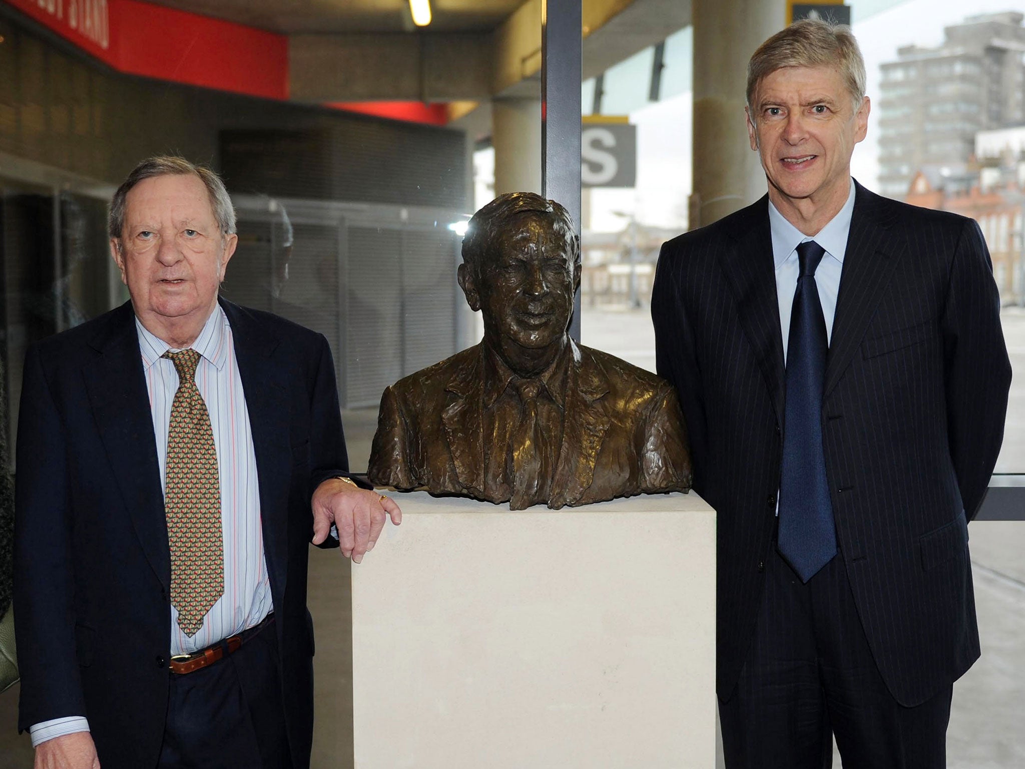 Hill-Wood was responsible along with David Dein for the appointment of Arsene Wenger