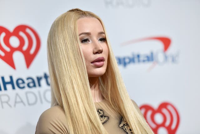 Iggy Azalea poses in the press room during the iHeartRadio Music Festival at T-Mobile Arena on 21 September, 2018 in Las Vegas, Nevada