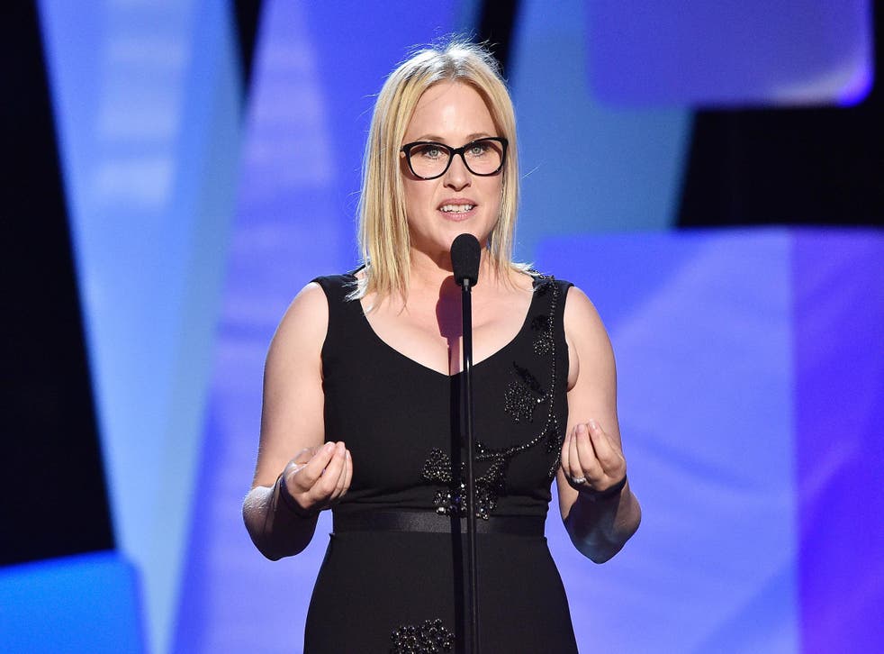 Patricia Arquette speaks onstage during the 2016 Film Independent Spirit Awards