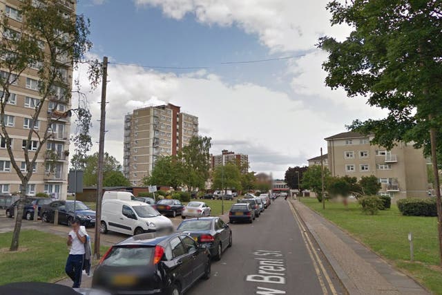 The boy is in a critical condition after being stabbed on New Brent Street, Hendon