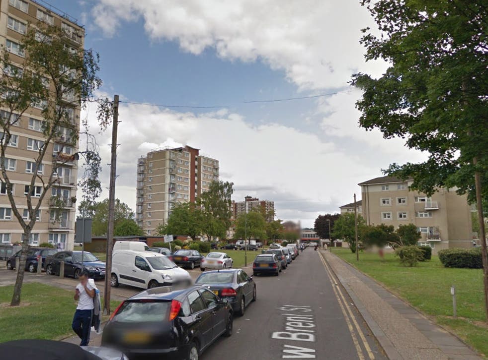 The boy is in a critical condition after being stabbed on New Brent Street, Hendon