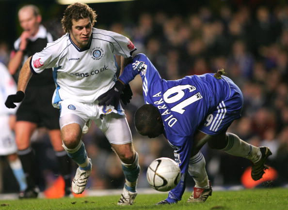 Torres faced Chelsea at Stamford Bridge in the Carling Cup in 2007