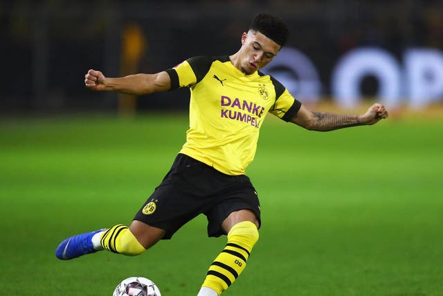 Jadon Sancho had the strength of character not to settle for the fringes of the Manchester City squad and is now a star with  Bundesliga-topping Borussia Dortmund 