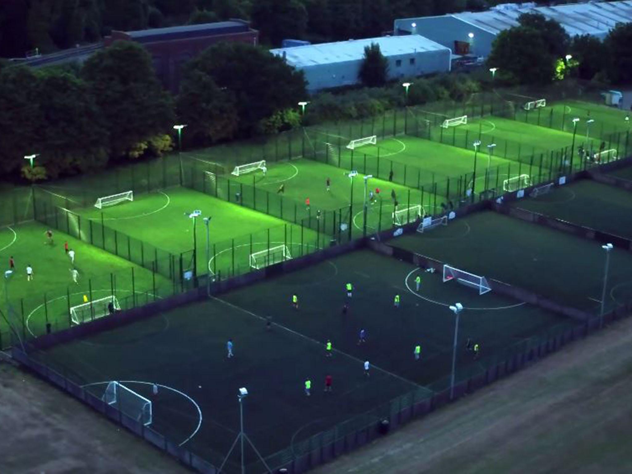 The pitches at Catford Pits in Lewisham were a magnet for London youngsters (St Dunstans Enterprises/Screengrab)