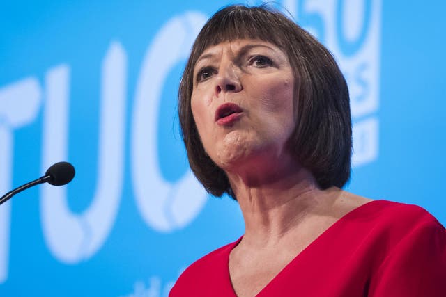 TUC general secretary Frances O’Grady said workers need a new deal after years of being held back by cuts and stagnating pay