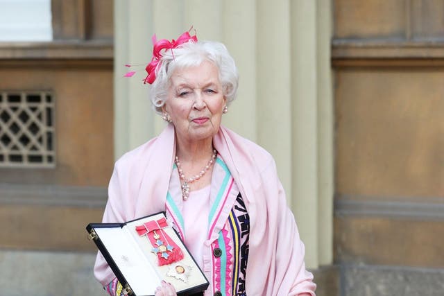 June Whitfield, a TV star for more than six decades, was made a dame in the 2017 Queen's birthday honours