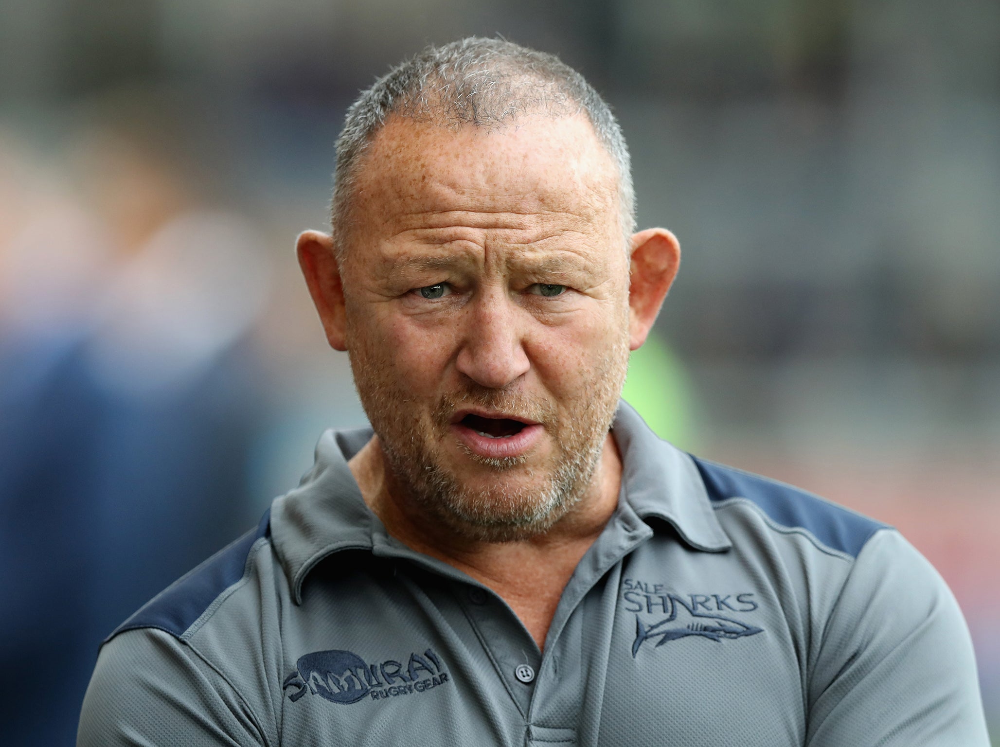 Steve Diamond confronted an Independent reporter on Saturday night