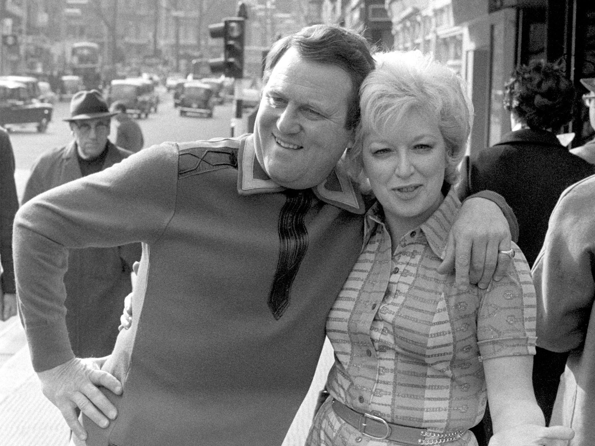 Co-stars Terry Scott and June Whitfield in 1976
