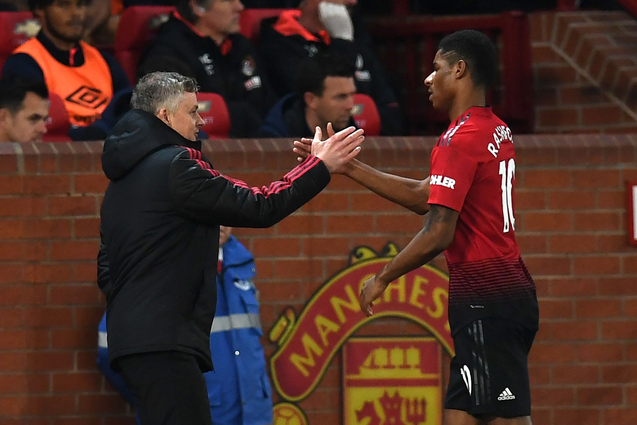 Rashford left Sunday’s game with a limp but Solskjaer isn’t too concerned