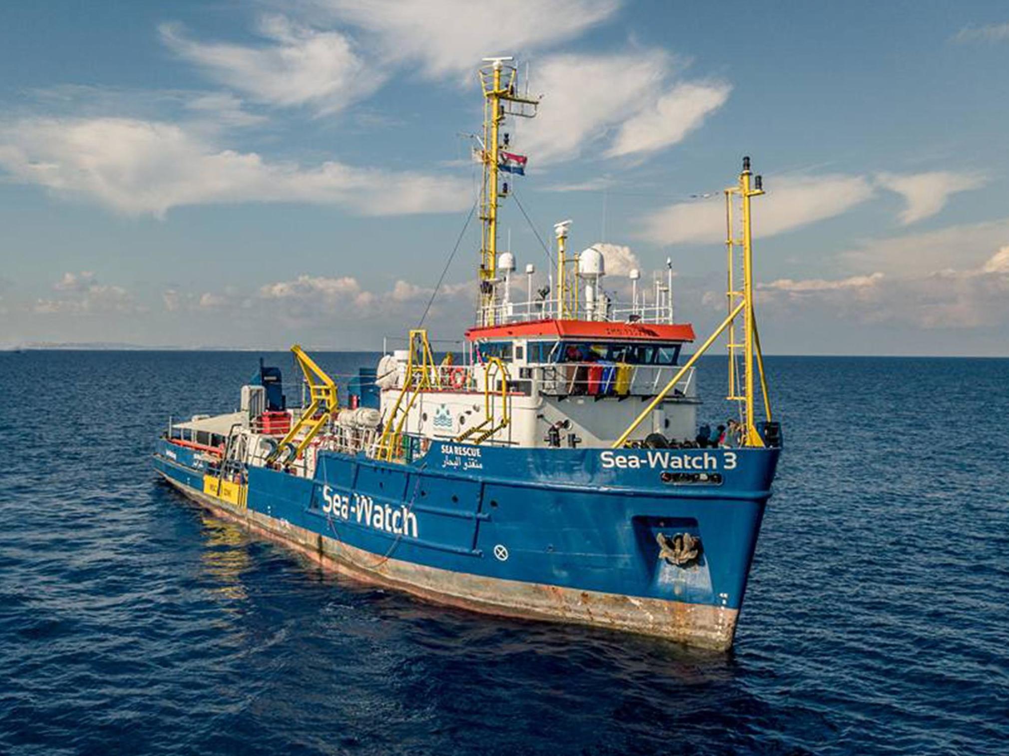 Sea-Watch 3 rescued 32 Libyan migrants from a rubby dinghy off the coast of Malta on 22 December
