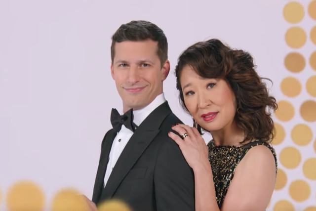 Andy Samberg and Sandra Oh are hosting the 2019 Golden Globe awards