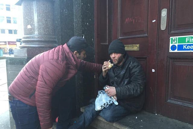 AMYA has distributed an average of 200 meals per day across London this month