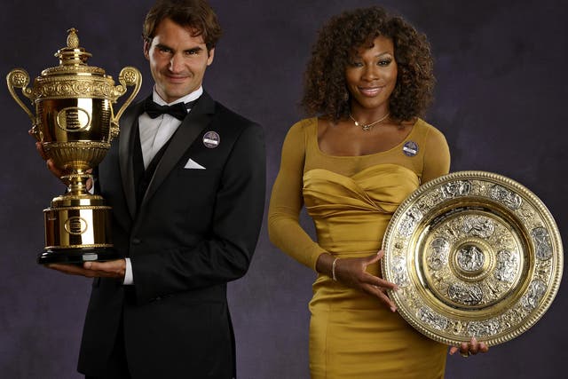 Roger Federer and Serena Williams have 43 Grand Slams between them