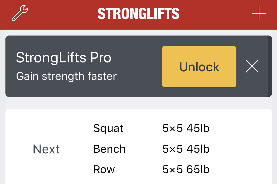 Stronglifts will help you improve your weightlifting