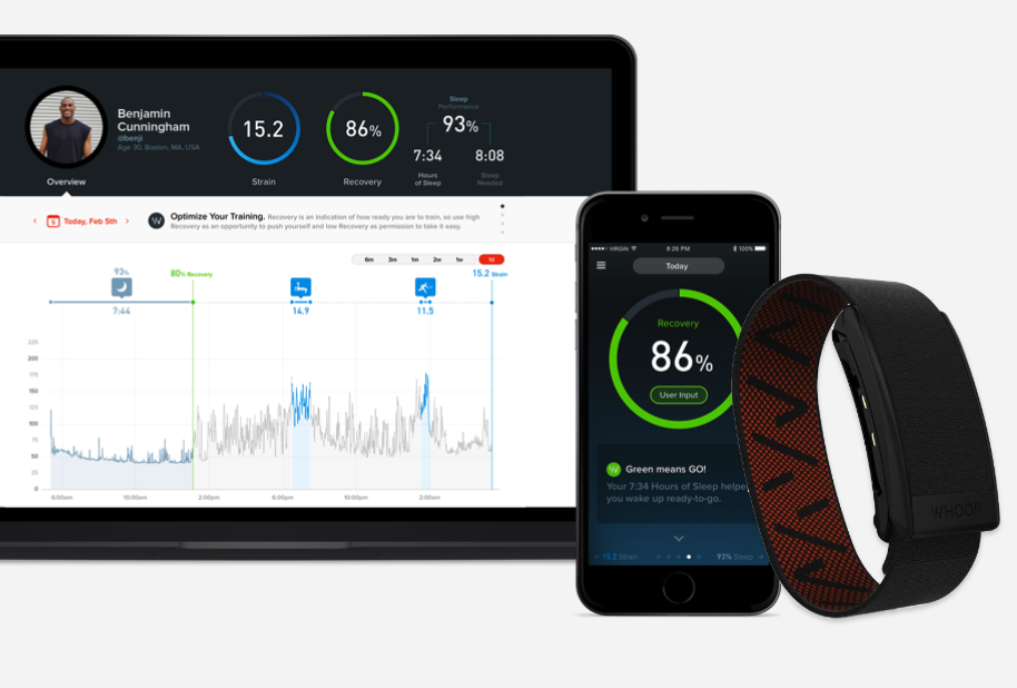 WHOOP watch is a fitness tracker (WHOOP)