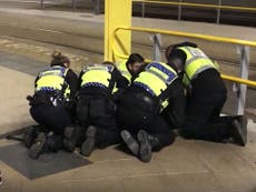 Police treating Manchester station knife attack as terror incident