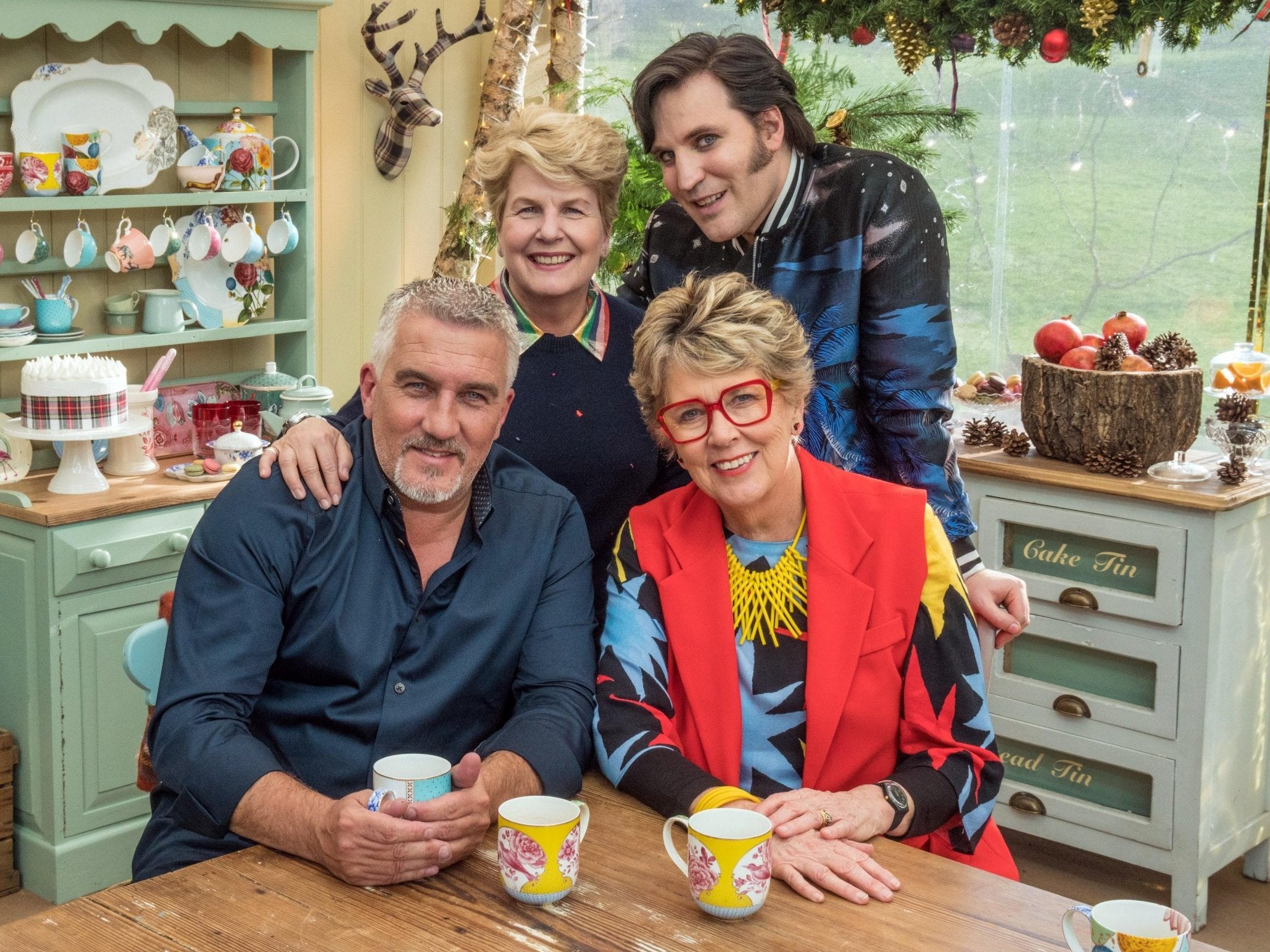Paul, Sandi, Prue and Noel on ‘The Great New Year’s Bake Off’