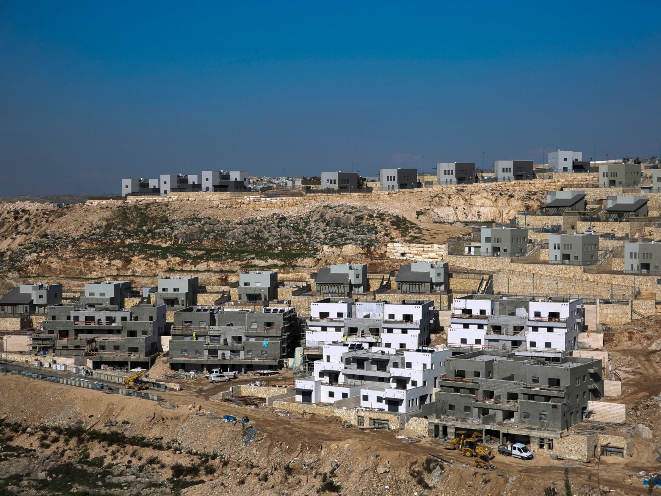 A new housing project in the West Bank settlement of Naale