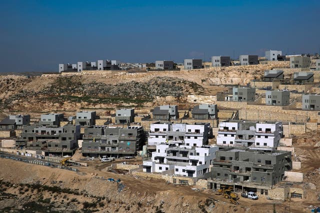 A new housing project in the West Bank settlement of Naale, 1 January