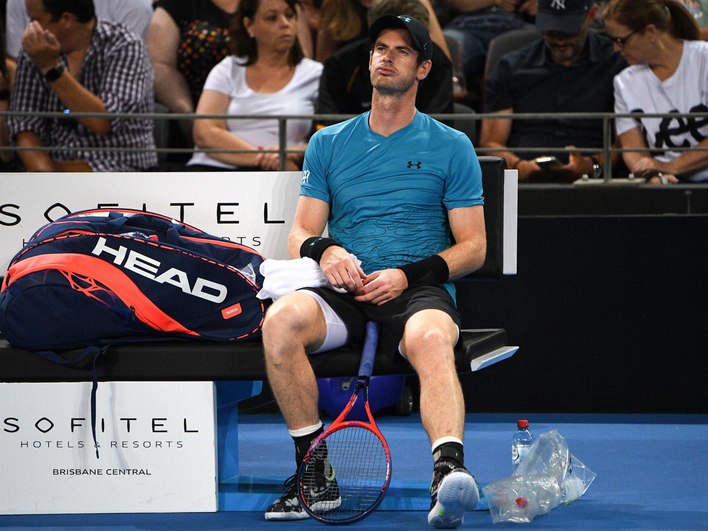 Andy Murray went out in the second round of the competition