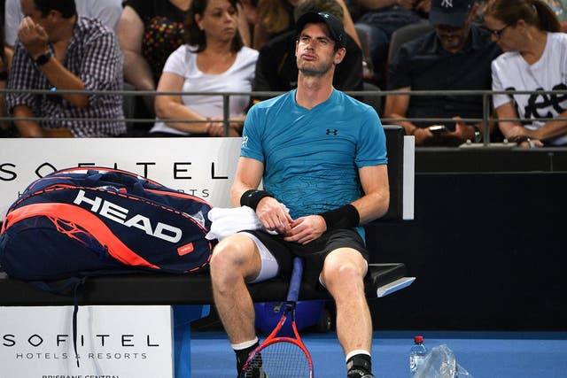 Andy Murray went out in the second round of the competition