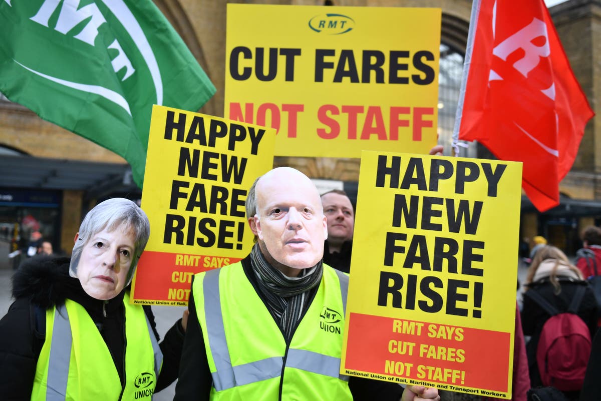 In London, rail fares have frozen but the service has improved. The government could do the same