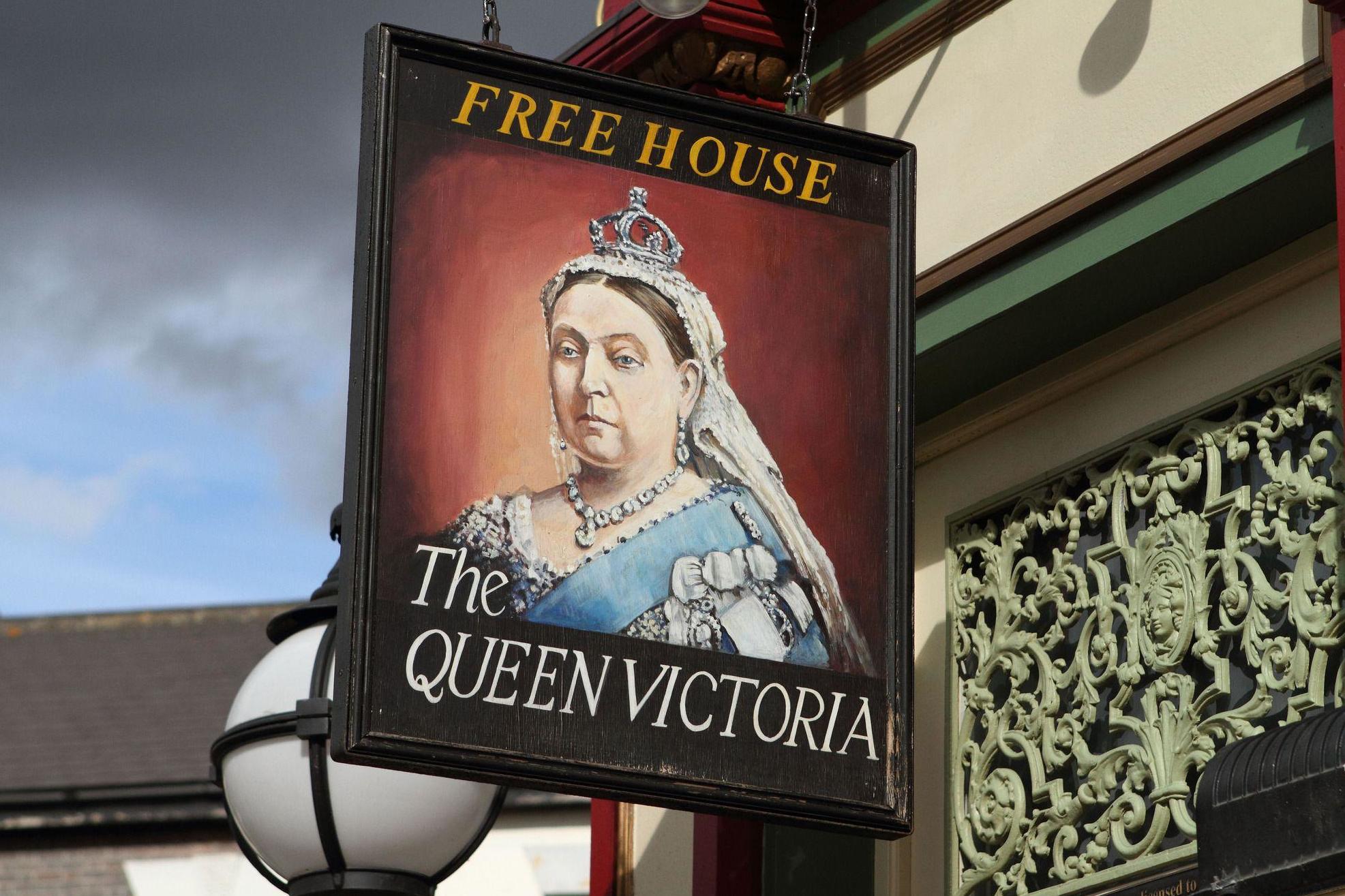 The Queen Victoria, the local pub on 'Eastenders'