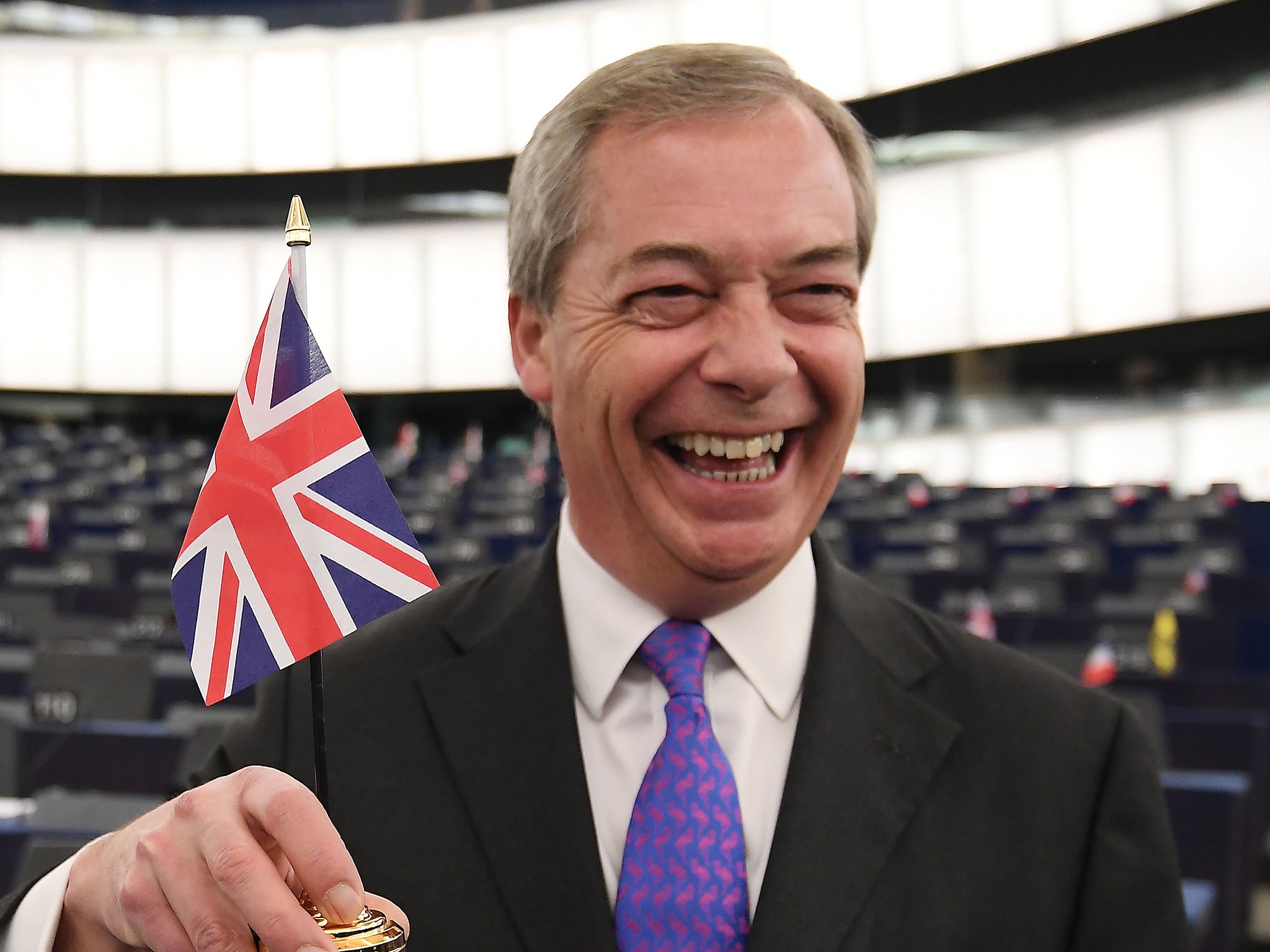 Were Farage and co in cahoots with foreign actors? (AFP/Getty )