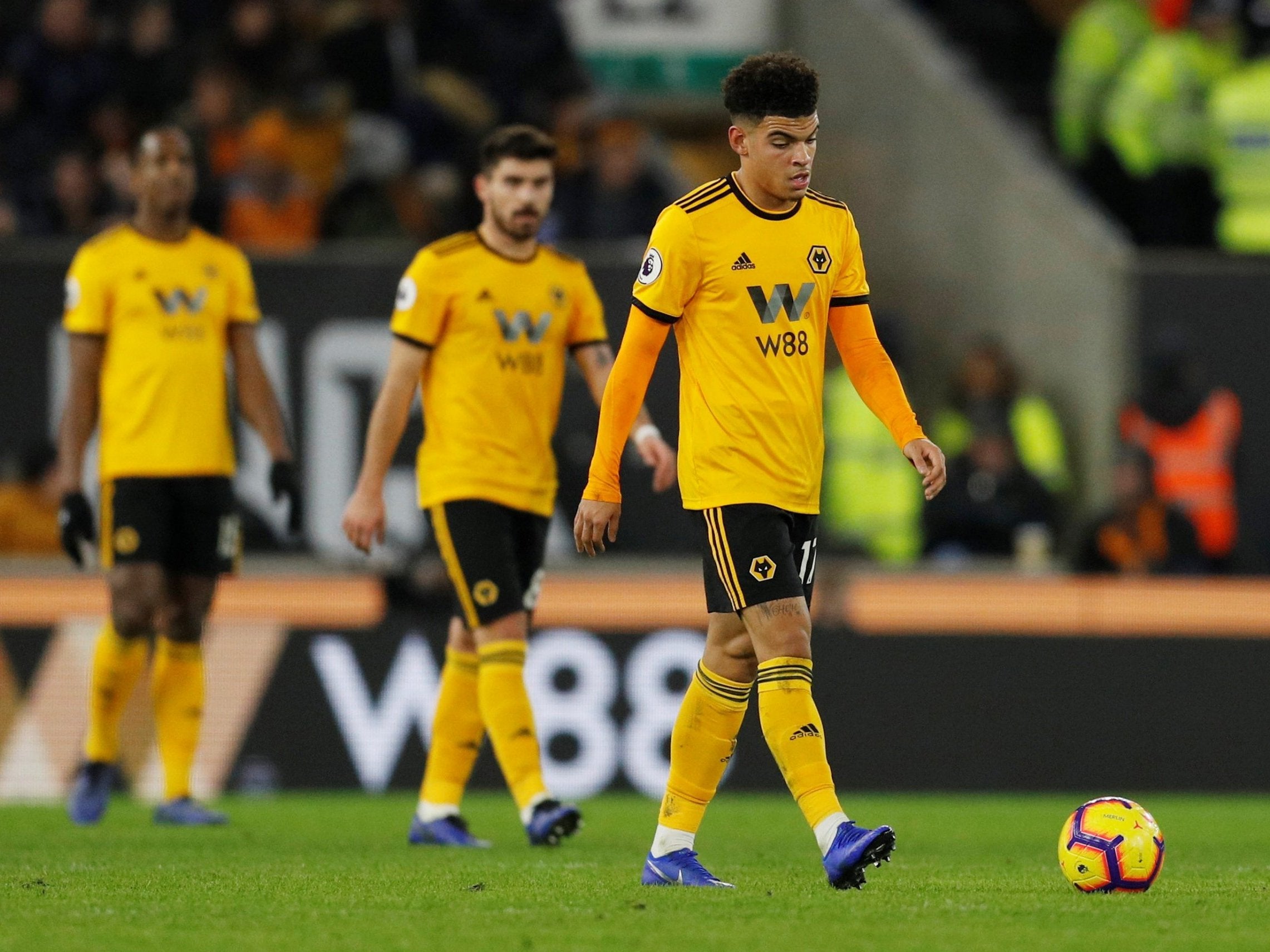 Wolves, oddly, played like the away side