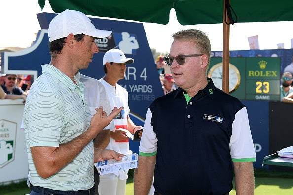 McIlroy met with European Tour CEO Keith Pelley for lunch last month