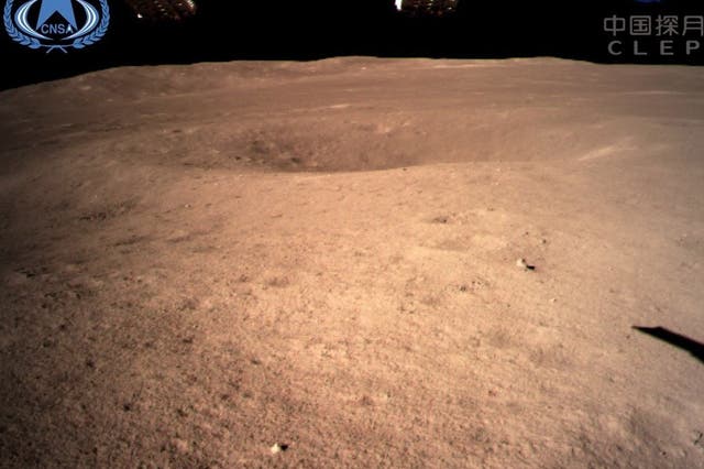 The first surface photo of the moon’s far side taken by China’s Chang’e-4 lunar probe