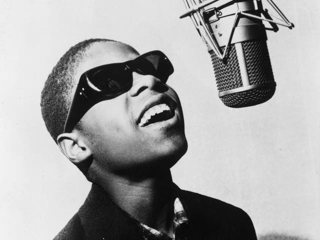 Stevie Wonder, aged 15 in 1965. The singer, songwriter and multi-instrumentalist appears twice in this list, including at No 2
