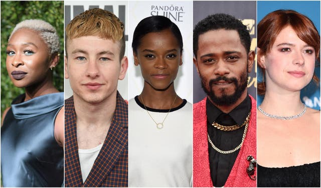 Cynthia Erivo, Barry Keoghan, Letitia Wright, Lakeith Stanfield, and Jessie Buckley