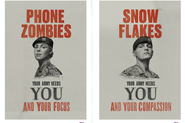 ‘Snowflakes’ and ‘phone zombies’ are the recruits the army of 2019 is hoping for