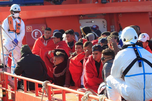 A total of 49 migrants were rescued in the Straight of Gibraltar