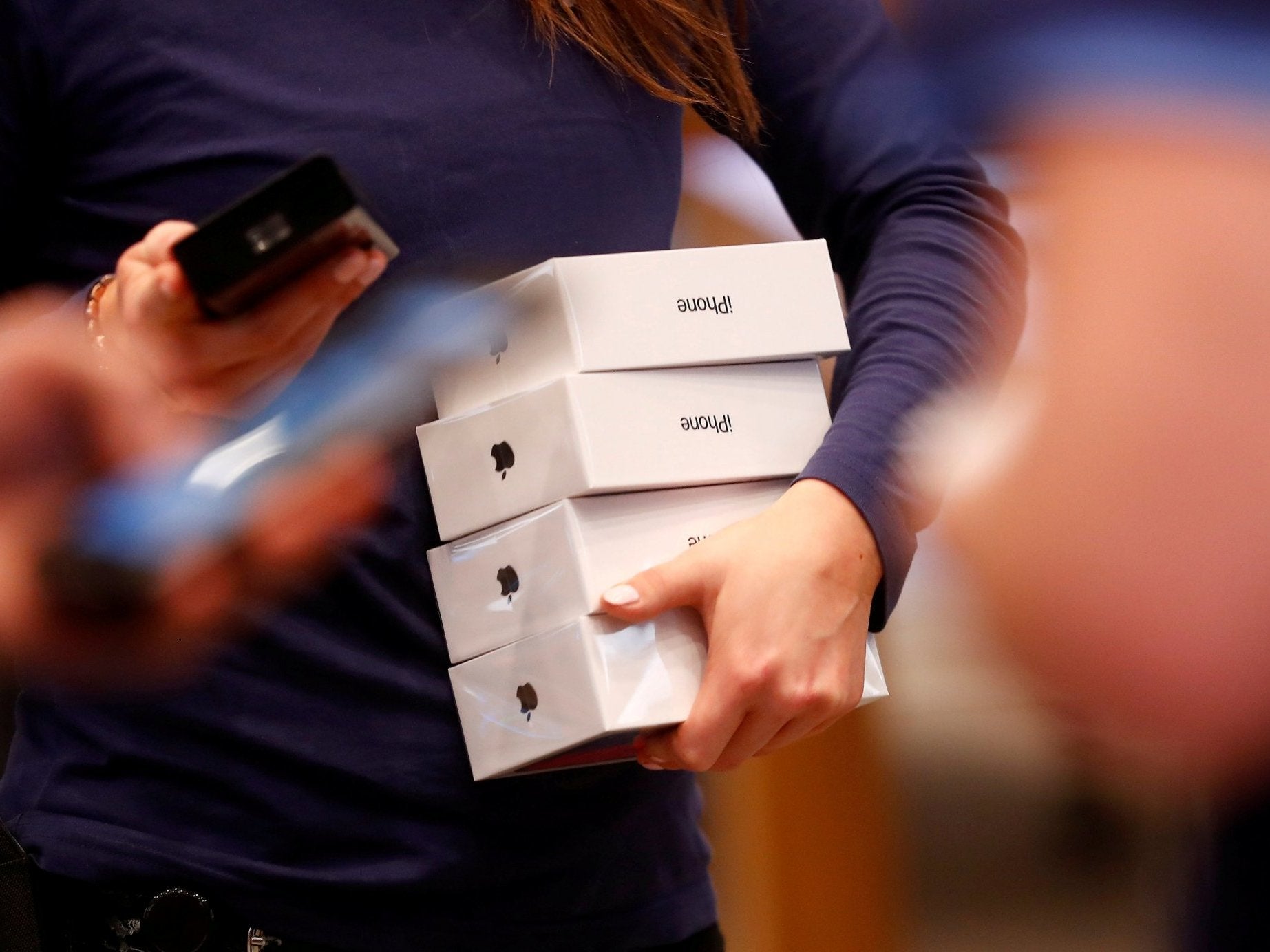 The iphone has boosted revenues but will punters continue to pay £800 in a downturn