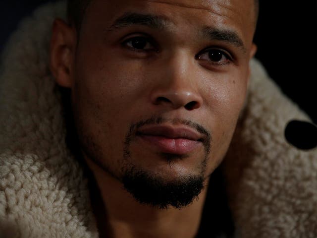 Chris Eubank Jr during the press conference