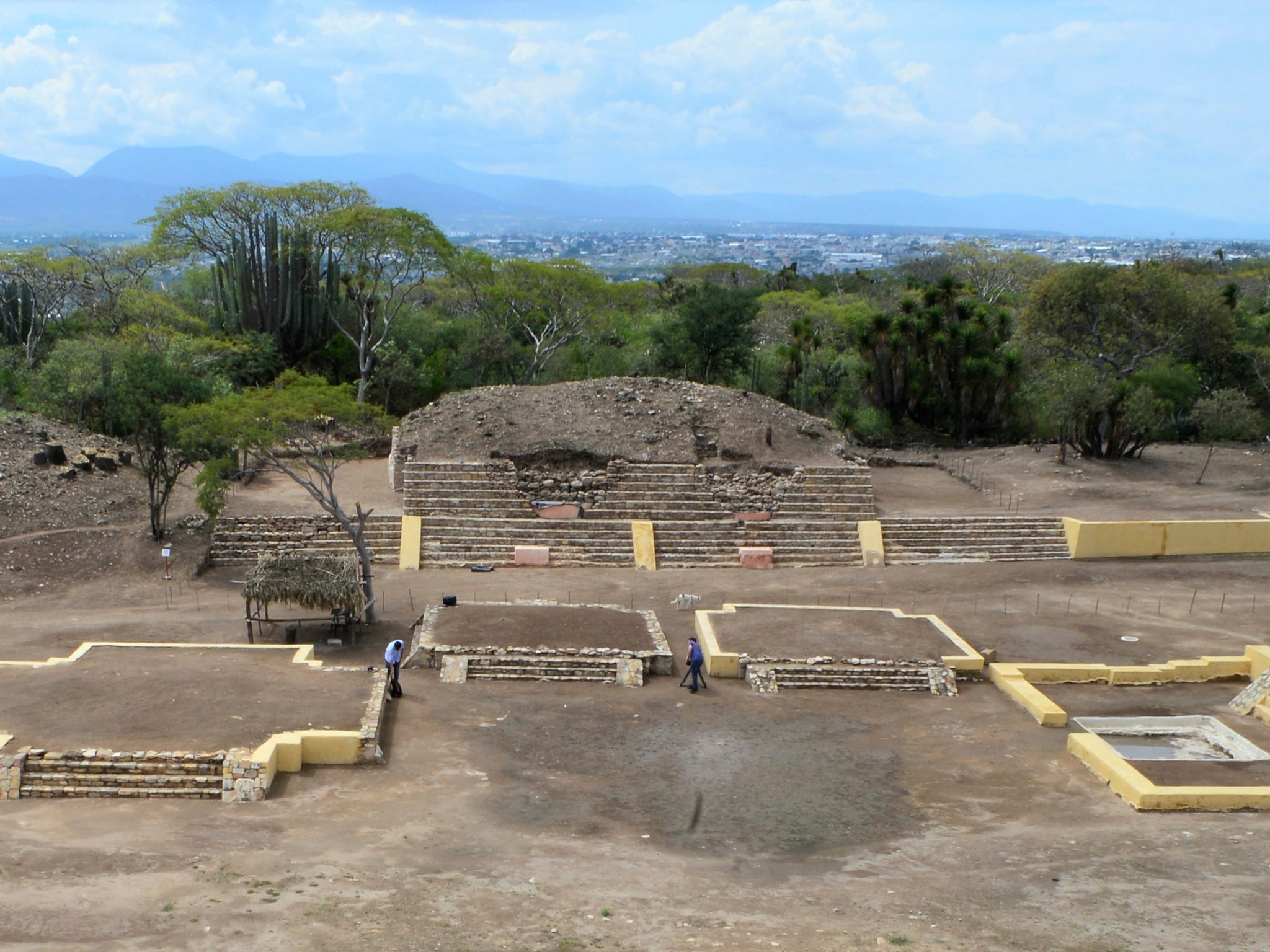 The Tehuacan archaeological site in Tehuacan, Puebla state, Mexico, where archaeologist have identified the first known temple to the Flayed Lord