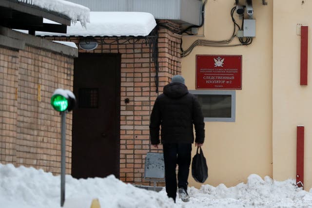 A view shows the pre-trial detention centre Lefortovo, where former US Marine Paul Whelan is reportedly held in custody in Moscow