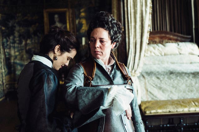 Crowning achievement: Olivia Colman in ‘The Favourite’ (Yo