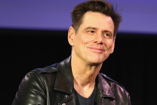 Jim Carrey attends 'Jim Carrey In Conversation with Jerry Saltz' during the Vulture Festival Presented By AT&T at Hollywood Roosevelt Hotel on 18 November, 2018 in Hollywood, California.