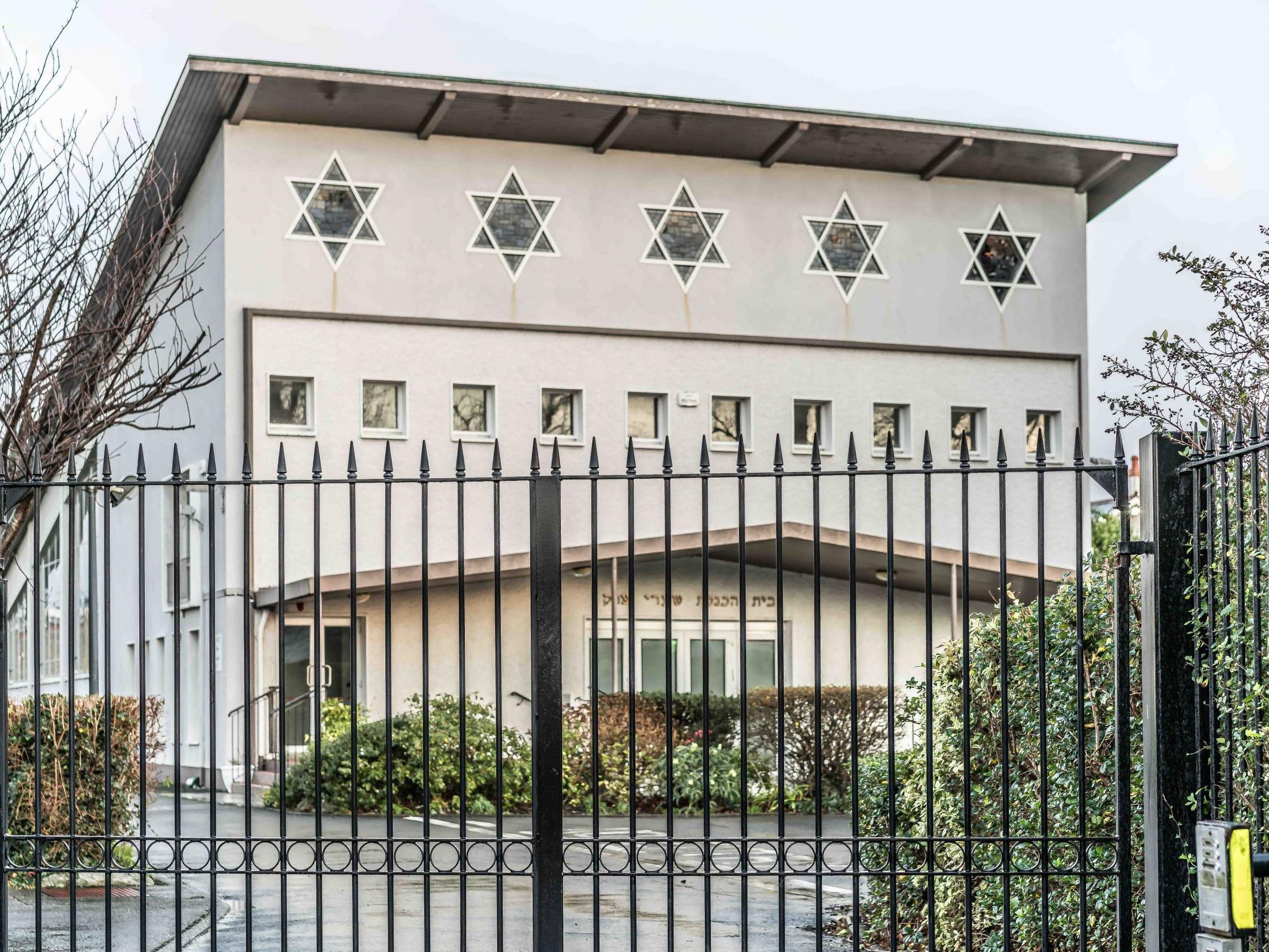 A swastika was painted on Terenure synagogue in Dublin