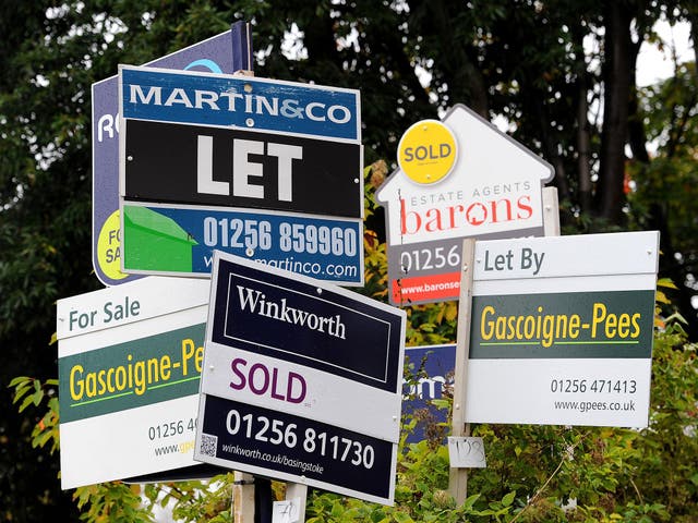 Outside London average asking rents fell 0.6 per cent in the last three months of 2018