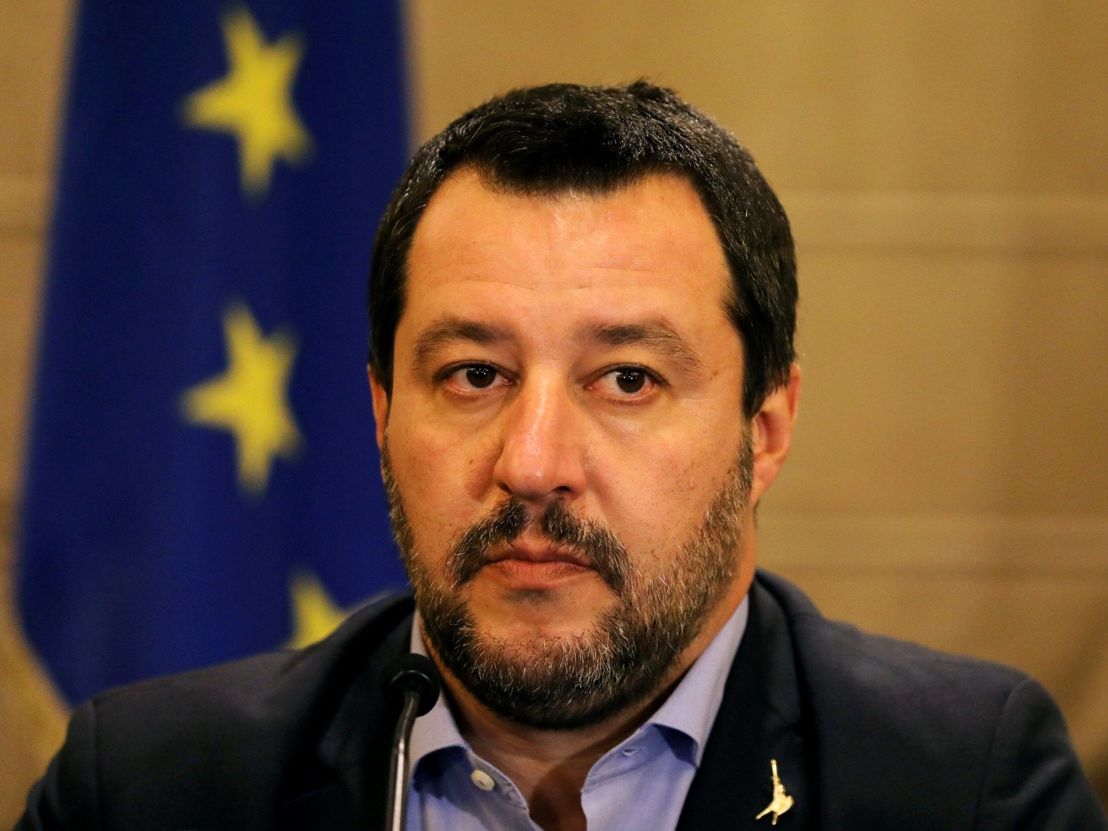 Matteo Salvini is the leader of the League party and is currently the deputy prime minister and interior minister