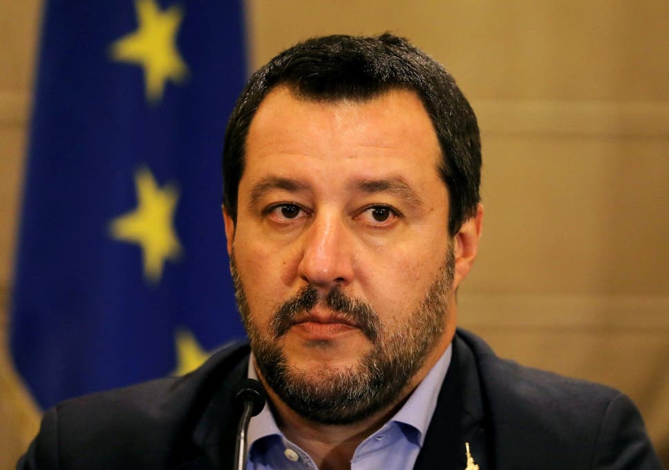 Image result for Matteo Salvini, deputy Prime Minister and powerful head of the populist League party,