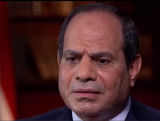 Egypt’s Sisi denies his country holds any political prisoners
