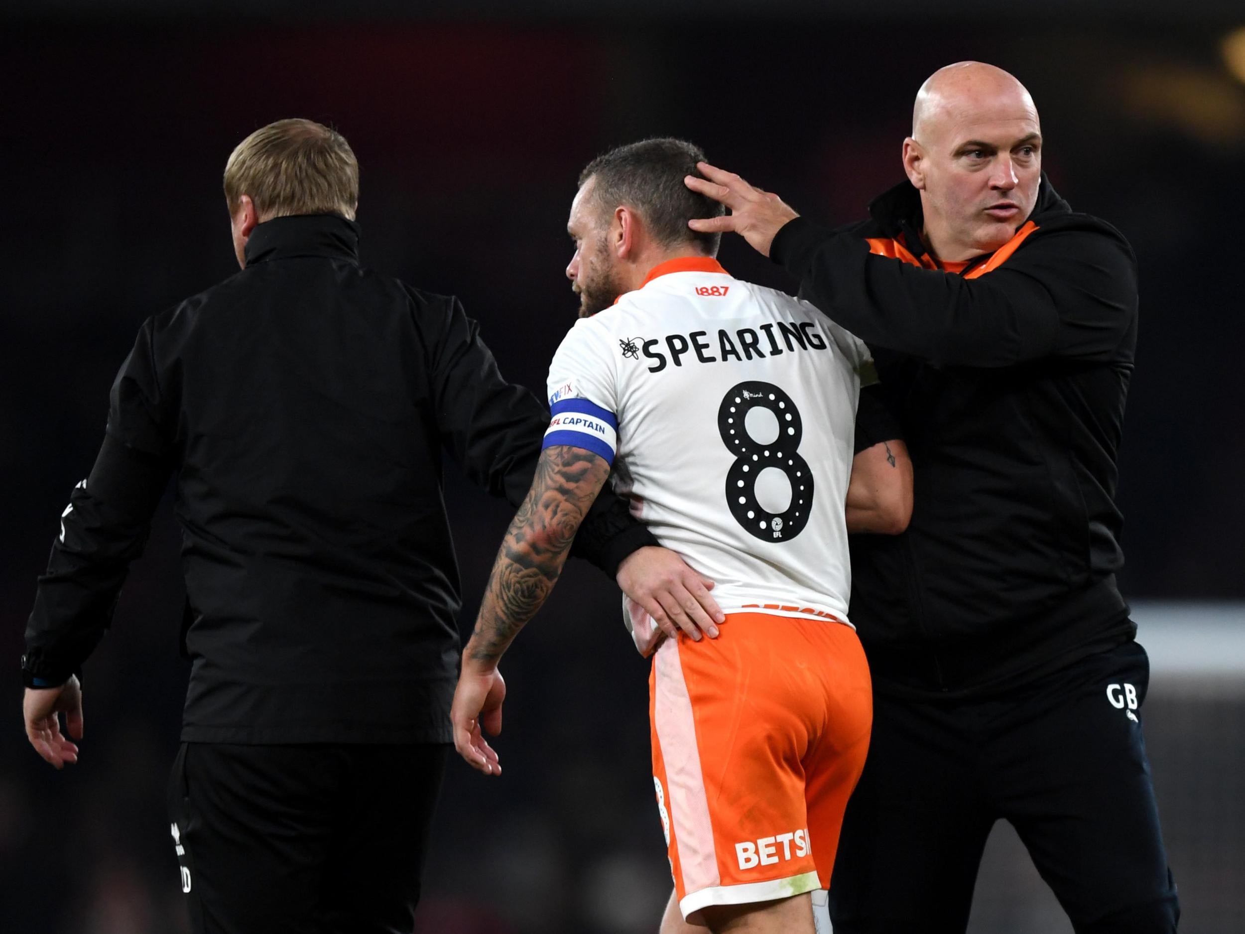 Terry McPhillips' side were beaten 2-1 in the Carabao Cup at the Emirates in October