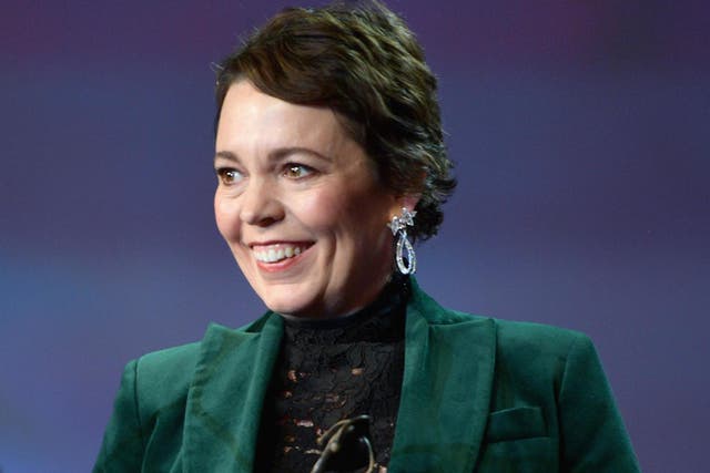 Olivia Colman accepts the Desert Palm Achievement Award onstage at the 30th Annual Palm Springs International Film Festival Film Awards Gala at Palm Springs Convention Center on 3 January, 2019 in Palm Springs, California.