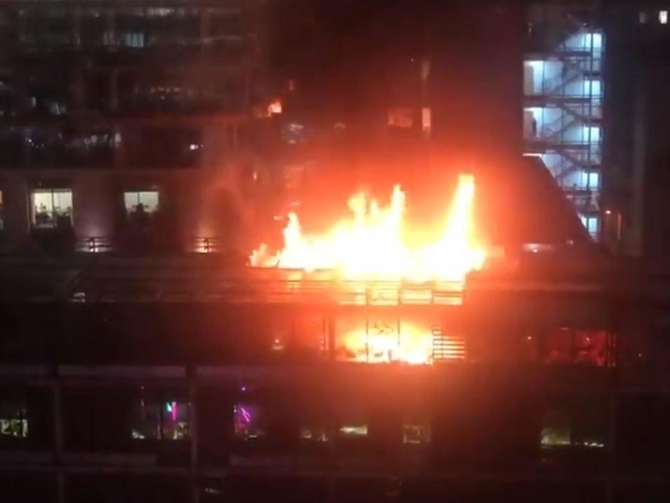 Fire at The Ivy in Manchester
