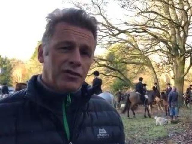 Chris Packham offered to be 'human quarry' for a hunt